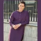 Men's Wash And Wear Plain Purple Suit - 1 Pc Masterpiece Front